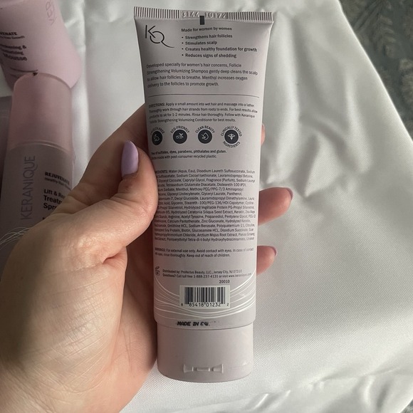 Keranique Deep Hydration Complete Hair Regrowth System 6 Piece Set With Bag - Picture 7 of 10